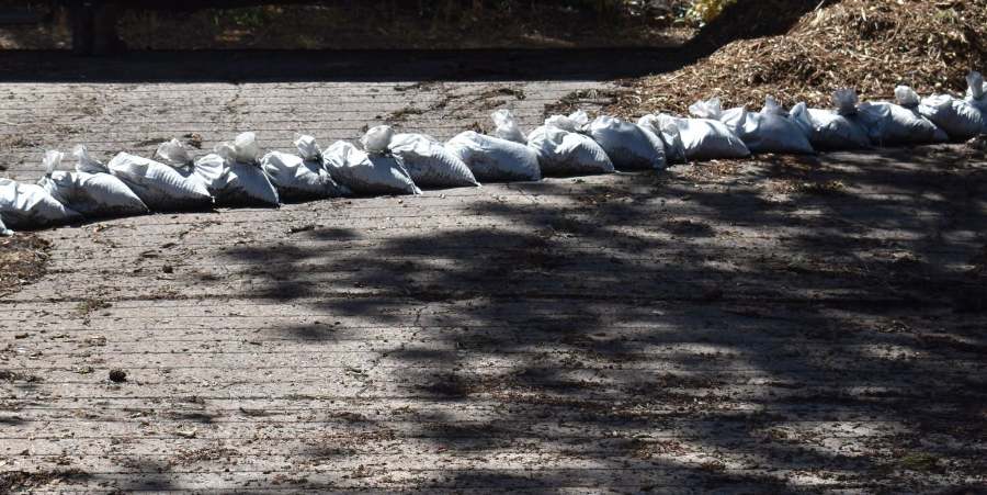 Aftermath of flooding in Beulah