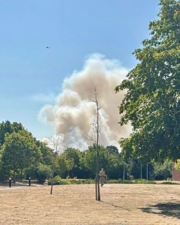 Colchester fire LIVE: Blaze erupts at Middlewick Ranges as 'avoid area' warning issued