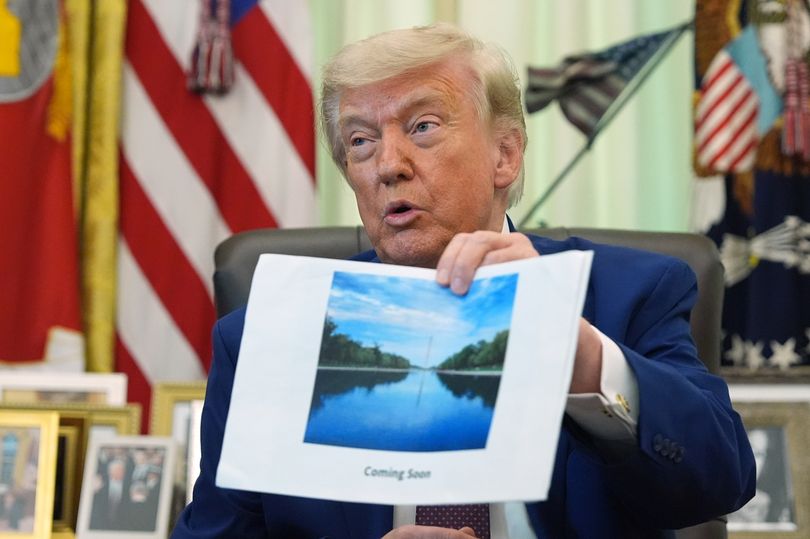 Donald Trump spirals furiously as reflecting pool saga ends in humiliating climbdown