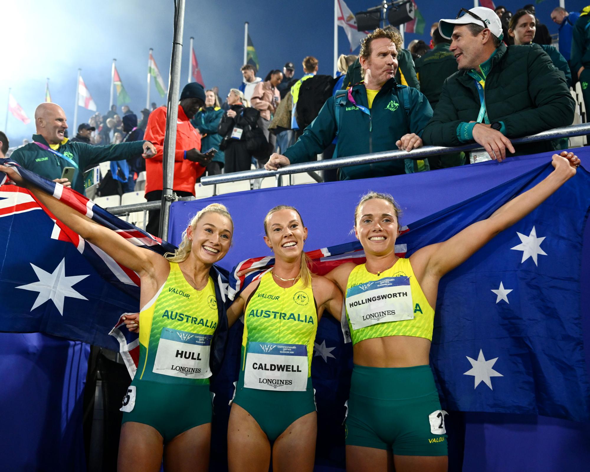 Podium sweep and relay gold cap Australia's record athletics haul at Commonwealth Games
