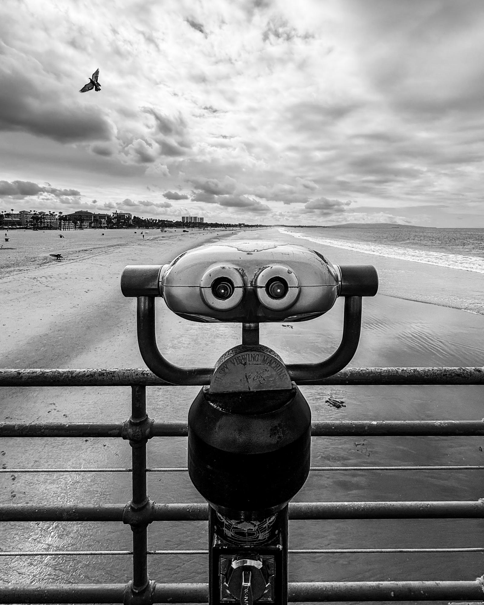 ‘The machine turned into a lonely character gazing at an empty beach': Alon Goldsmith's best phone picture
