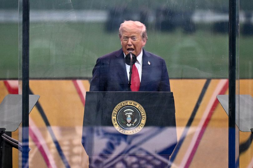 Trump has social media meltdown with 25 posts in an hour including aliens and Springsteen