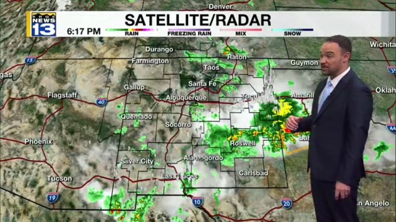 Storm chances continue into Saturday with slightly cooler temperatures
