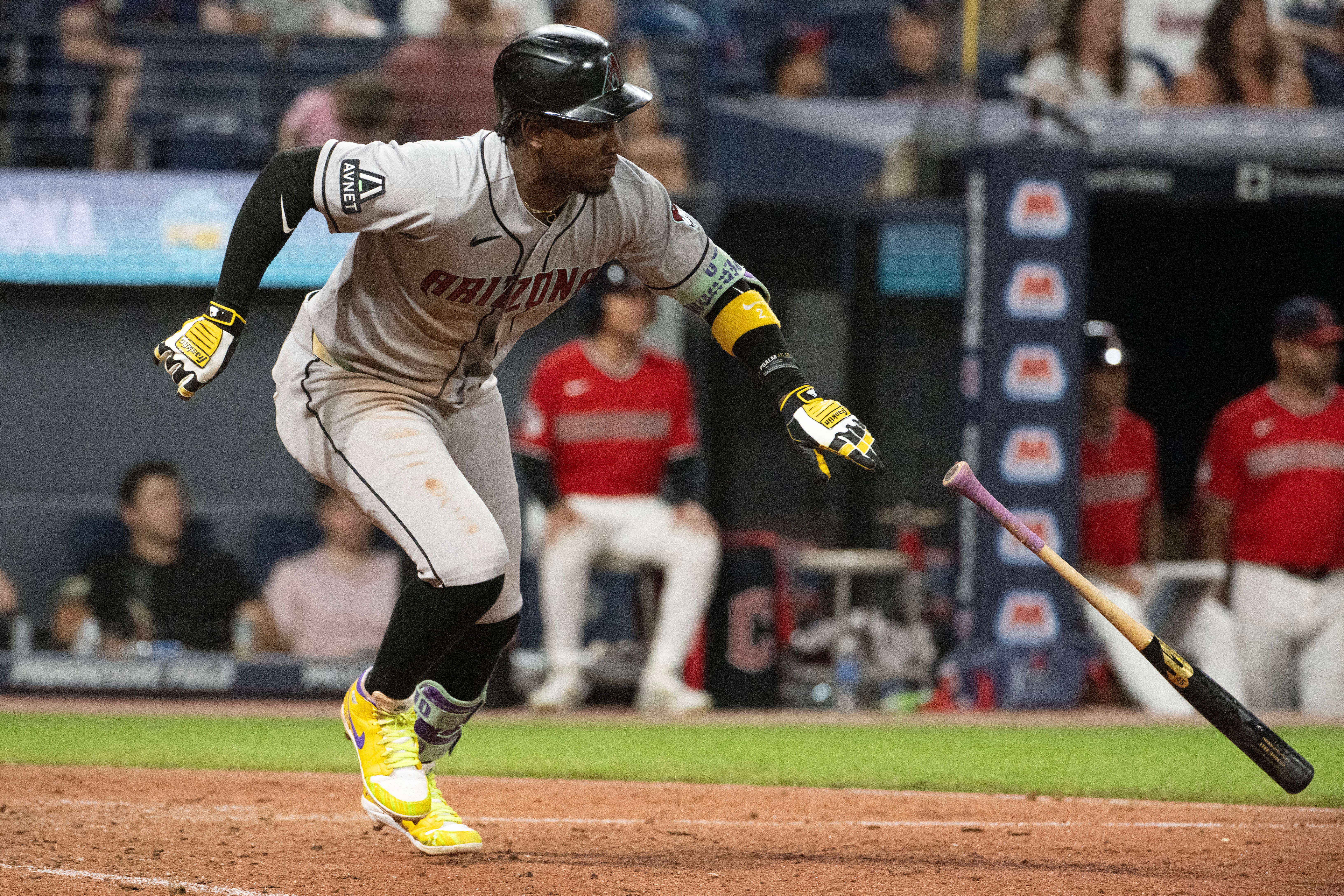 New Photo - Perdomo, Carroll homer in 7-run 7th in Diamondbacks' 12-8 win over the Guardians