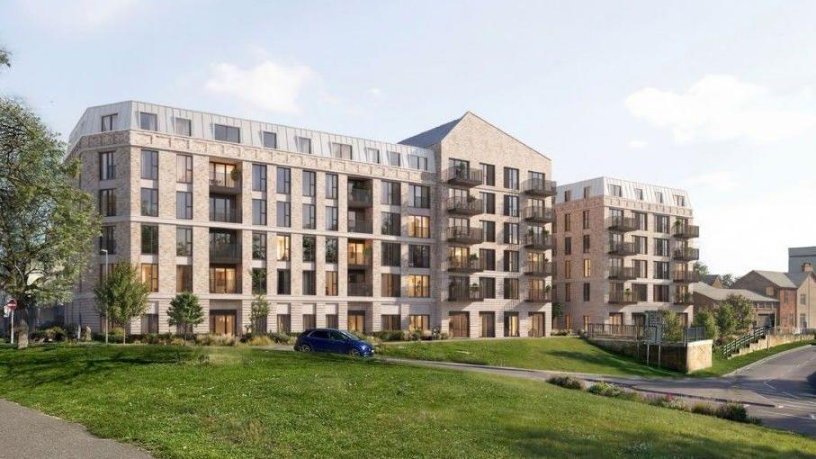 'Car-free' apartment blocks planned for town centre