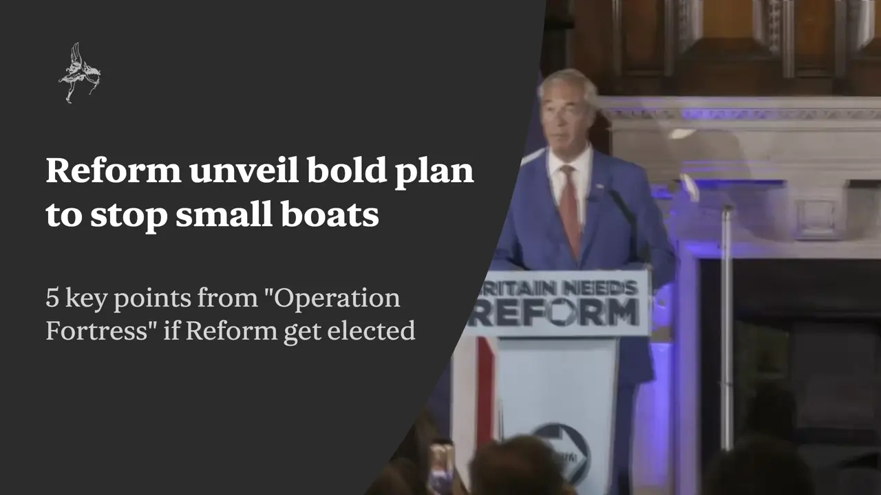 Nigel Farage says Reform would use Navy to stop small boats as over 1,000 migrants cross Channel in a week - AOL