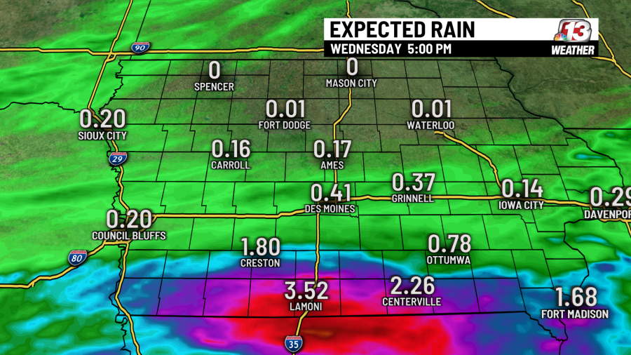 Heat to heavy rain ahead for central Iowa