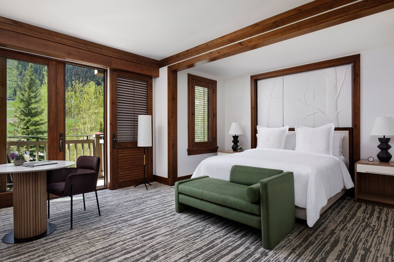 A guest room in Four Seasons Jackson Hole.Credit: Four Seasons Hotels
