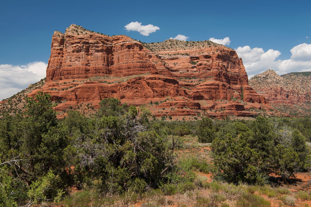Courthouse Butte in Coconino National Forest.Credit: Oralleff/Getty Images
