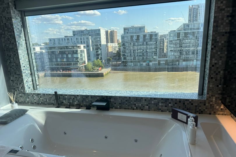 Bathroom in one of the suites