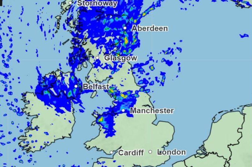 Met Office names 27 areas to face heavy rain on Wednesday - see full list