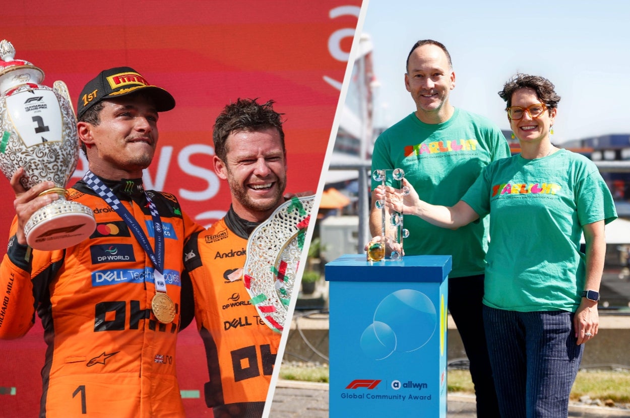 This Formula 1 Award Is Changing Children's Healthcare, And The Latest Winner Just Made Hospital Visits So Much Better For Kids