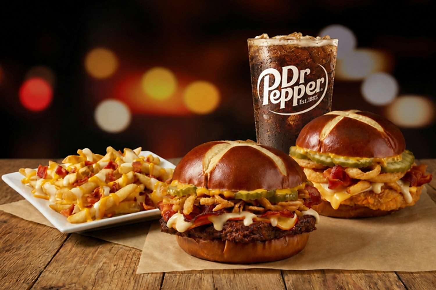 Fall Beck Wendy’s Brings Back the Pretzel Bacon Pub Cheeseburger on Pub-Themed ...