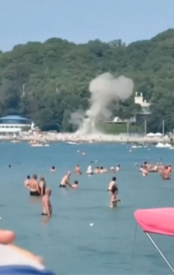 Photo: aol.com Ukrainian Drone Hits Russian Beach, Killing Seven Including Three Children