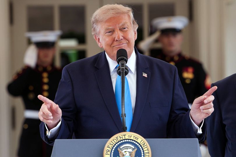 Donald Trump mocked as another 'toddler' moment is caught on camera