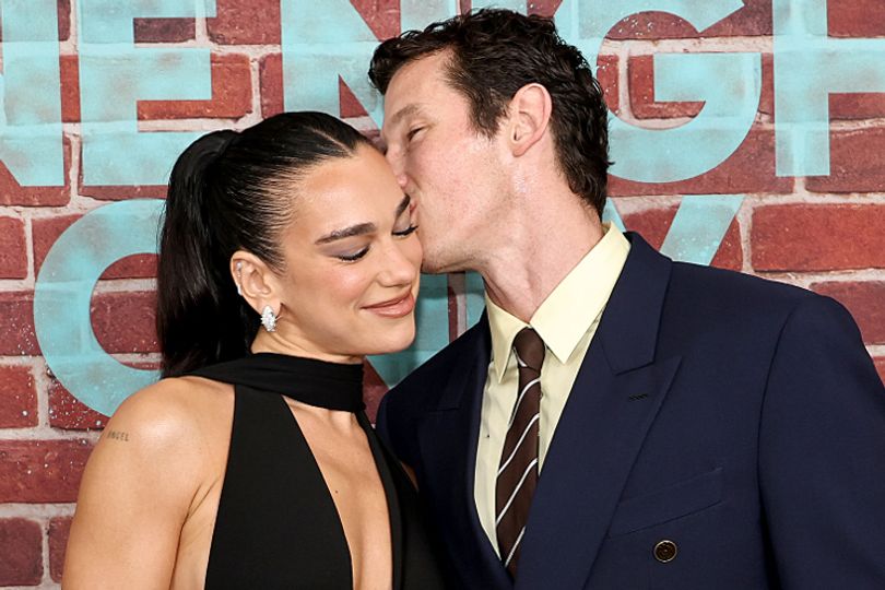 Dua Lipa and Callum Turner loved up at One Night Only premiere in first public appearance since wedding