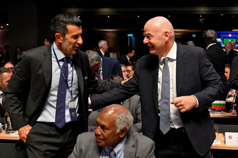 Luis Figo has brutally taken down Gianni Infantino - now he should succeed him