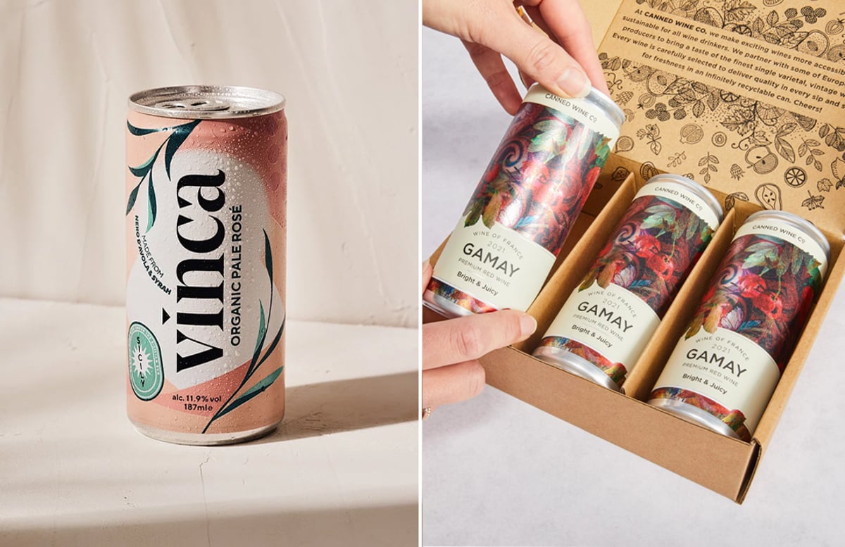 Forget bottles – experts reveal the best supermarket canned wines this summer