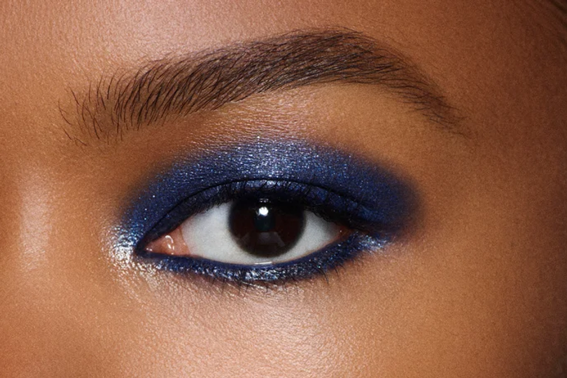 Victoria Beckham's new sparkly blue kajal eyeliner has got us excited for autumn