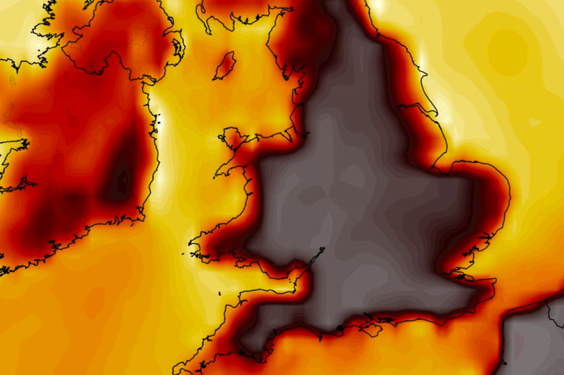 UK weather maps show possible hottest day of year as 8 counties hit 37C or more