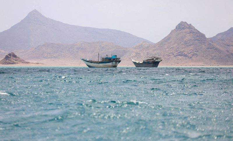 Gulf shipping traffic down after Houthis say they attacked Saudi tanker