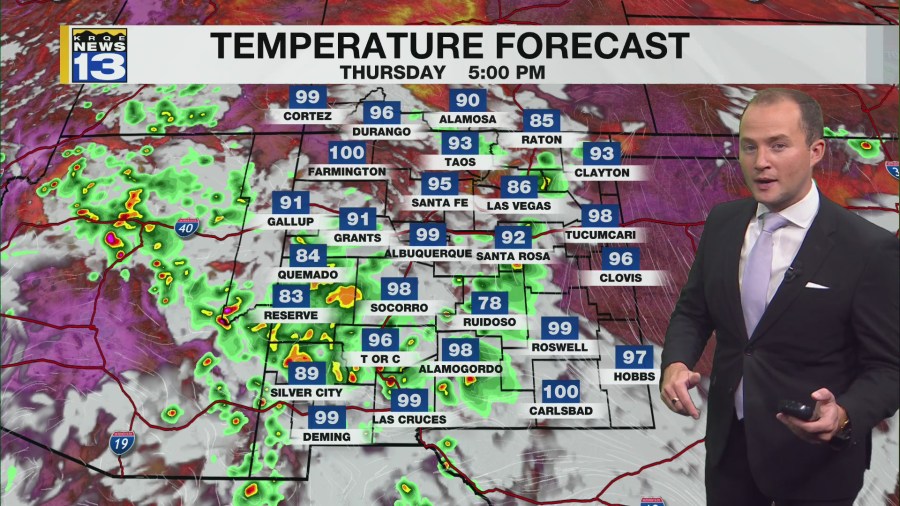 Record heat continues across New Mexico through Saturday