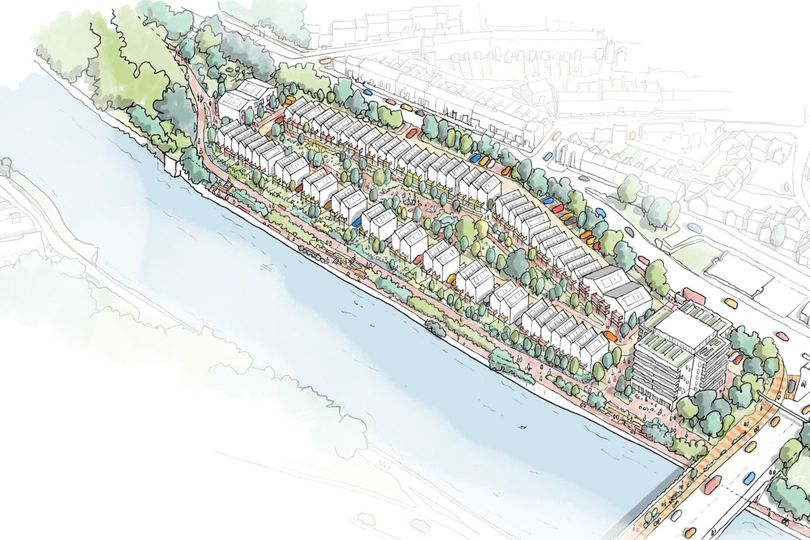 Plans for new riverside neighbourhood in Swansea
