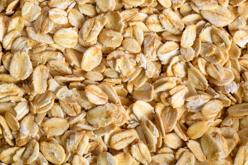Oat Flakes Background