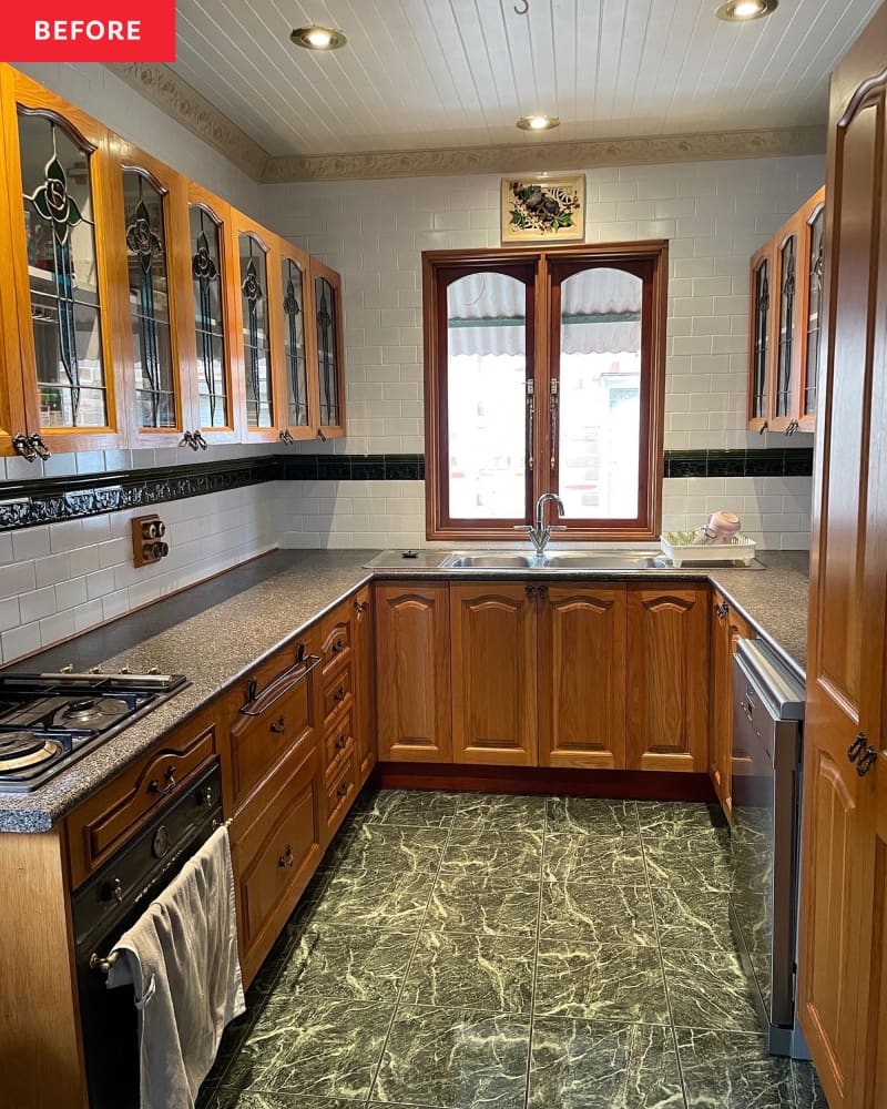 A Lifeless 1980s Kitchen Is Now a Colorful Oasis with One Original Detail