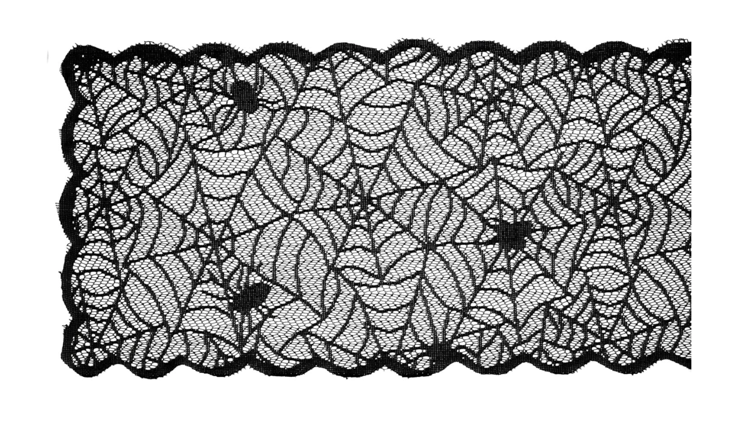 black lace table runner