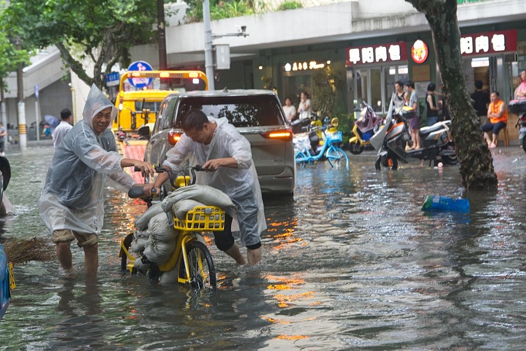 Typhoon Dolphin Unleashes Record Floods Across China, Puts Beijing on High Alert