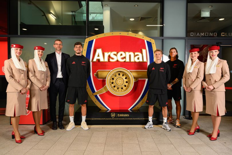 Emirates Creates New Arsenal Crest From Used Aircraft Parts To emirates-creates-new-arsenal-crest-from-used-aircraft-parts-to