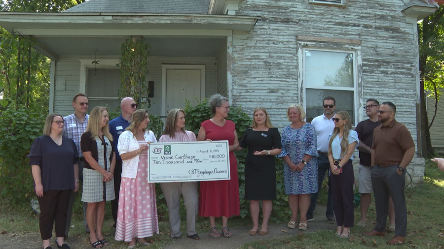 Vision Carthage receives $10,000 for home repair program - AOL