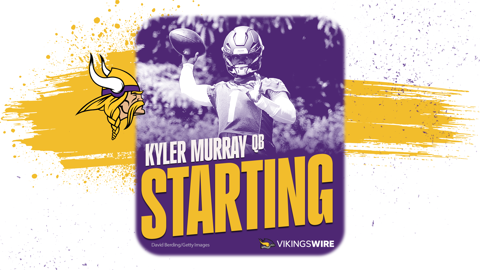 Report: Vikings name Kyler Murray as their starting quarterback