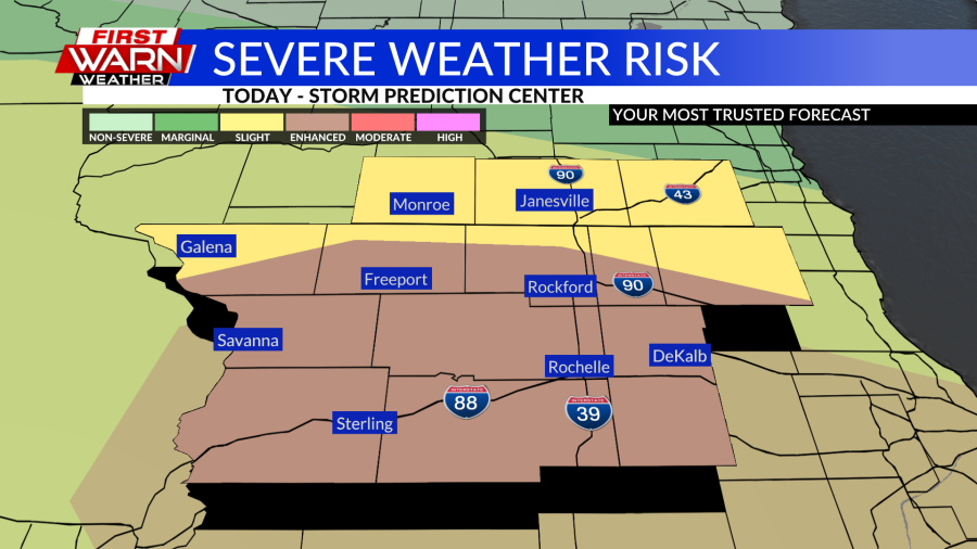 Tracking Tuesday morning's severe weather threat