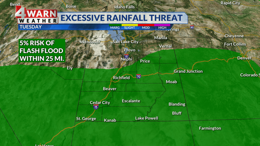 Utah weather: Elevated flood threat likely as monsoon moisture ...