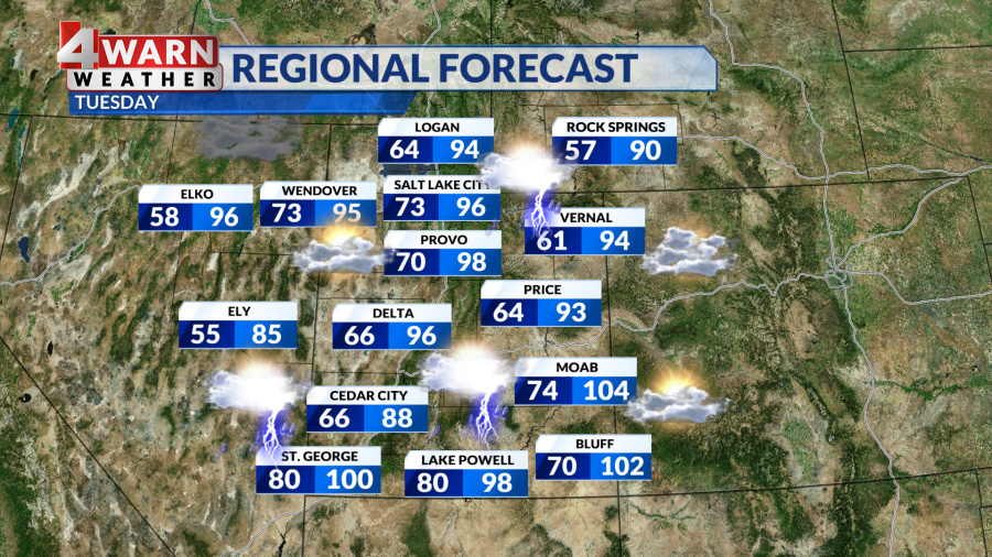Utah weather: Elevated flood threat likely as monsoon moisture ...