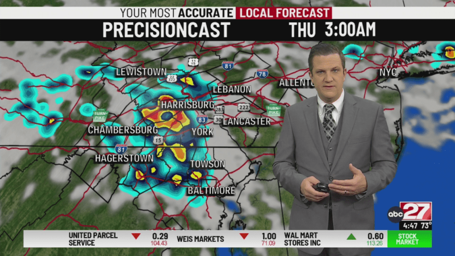 Seasonable and humid through the end of the week with some storms here and there