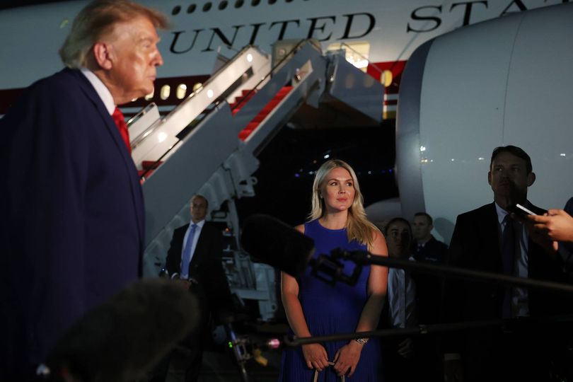 Karoline Leavitt quits as press secretary as critics blame Air Force One 'decoy plane'