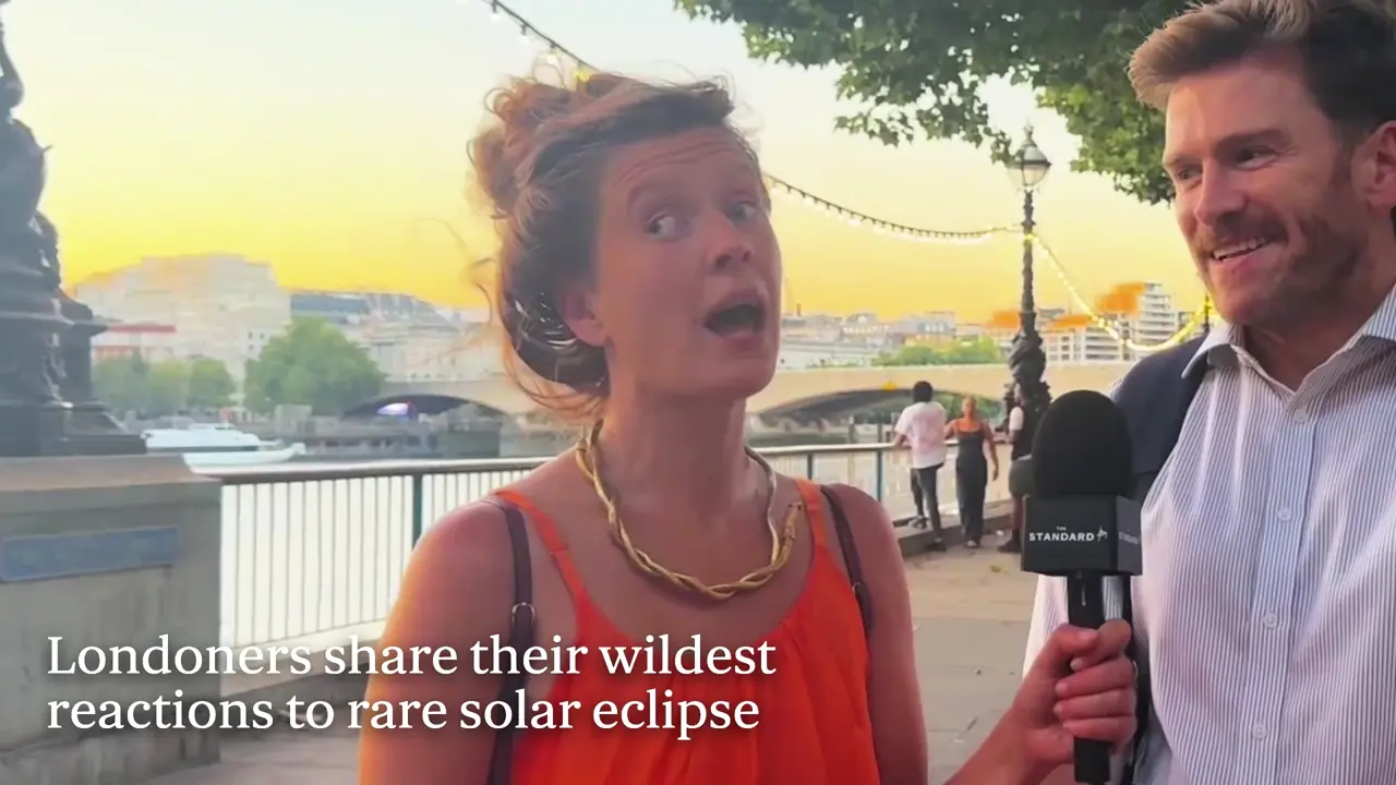 Solar eclipse celebrity watch: Romeo Beckham and Amanda Holden among stars who joined millions viewing epic event