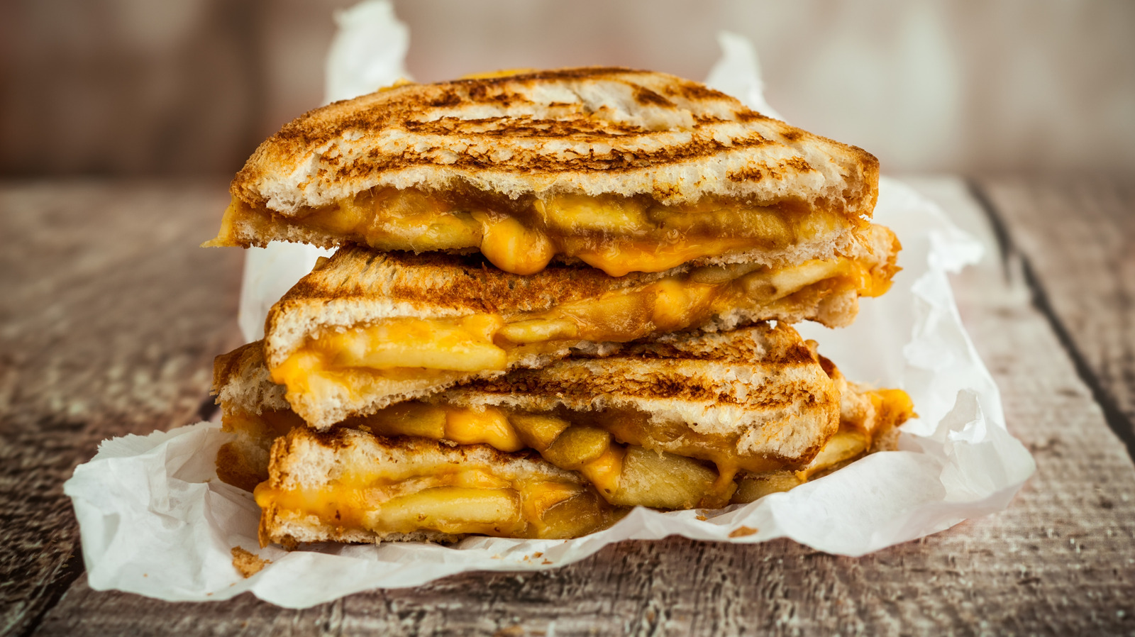 Skip The Tomato Soup And Serve Grilled Cheese Sandwiches With Applesauce