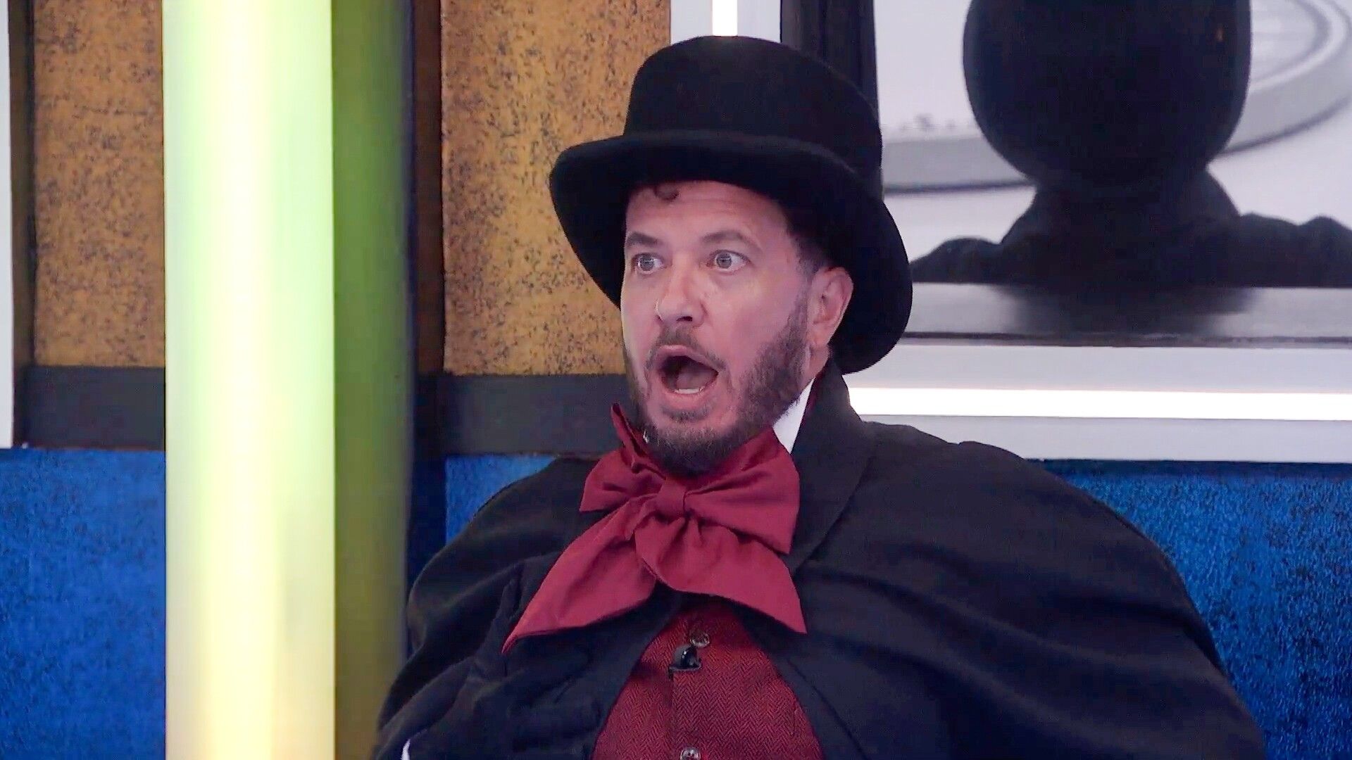 Big Brother 28 Houseguest Rick Devens Looking Shocked