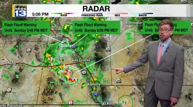 More monsoon showers, storms ahead for Monday