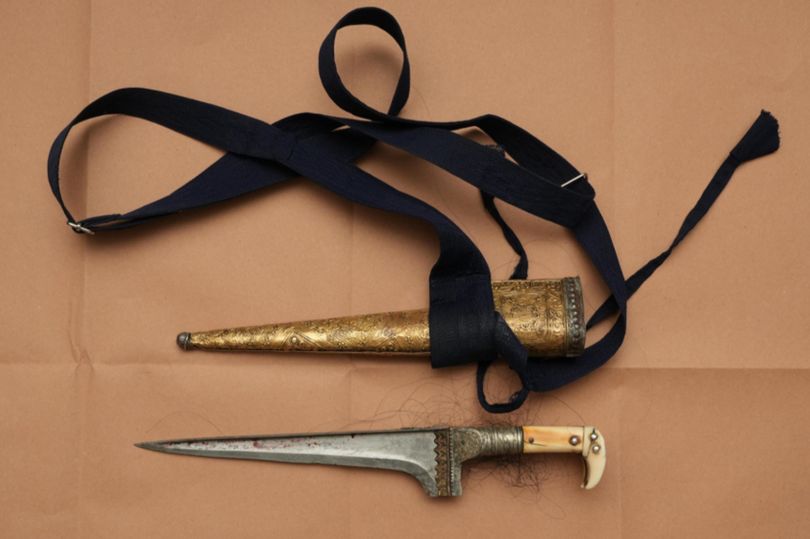 The murder weapon used by Digwa