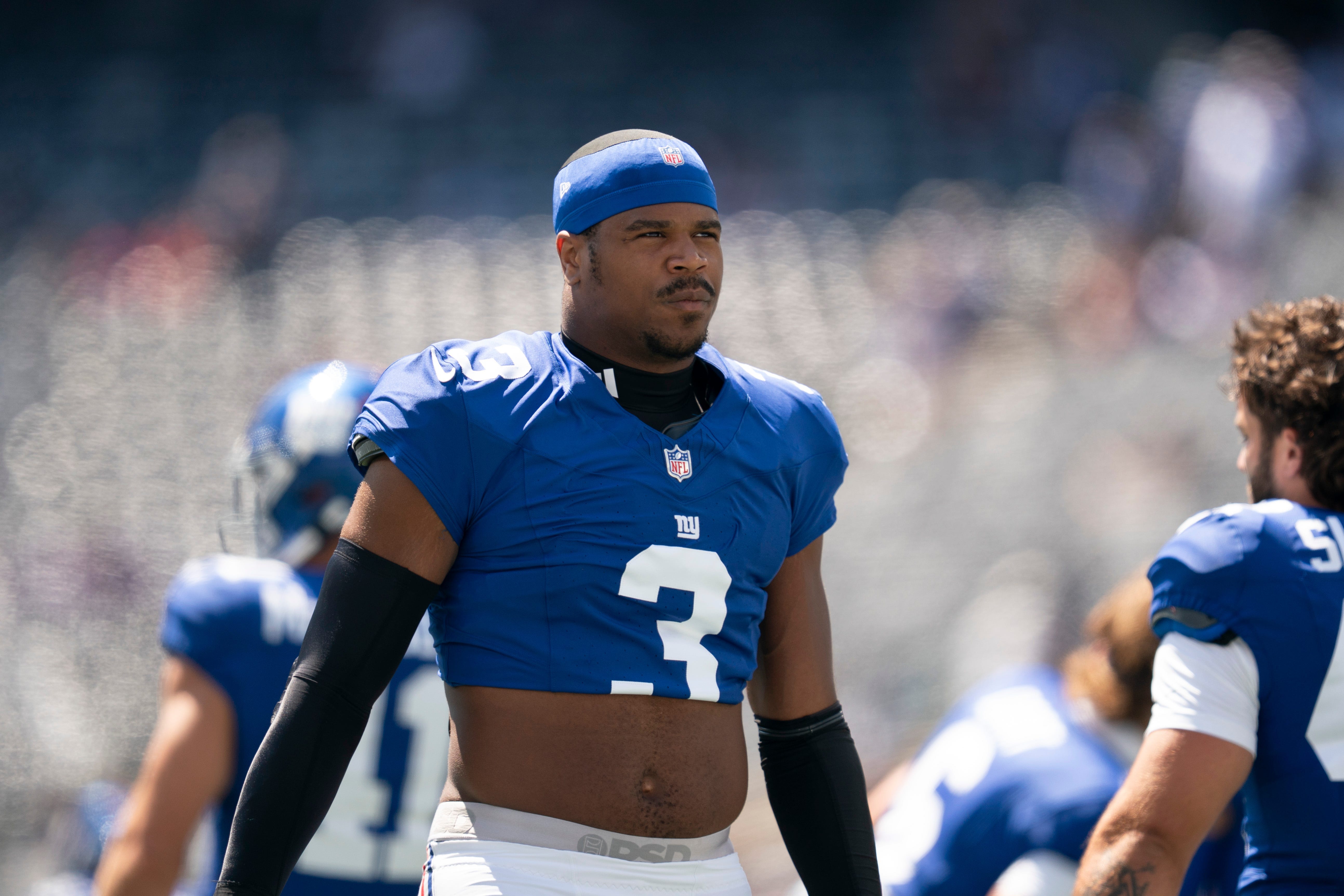 New York Giants' Abdul Carter explains switch to jersey No. 3