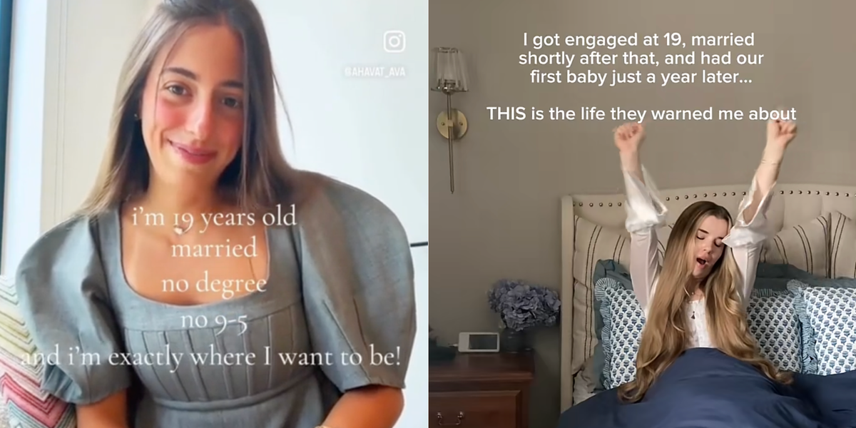 Tradwife Content Is Coming For Teens And It's As Freaky As It Sounds