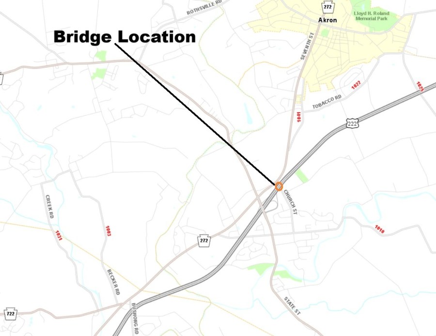 1099 Work Sign Route 222 lane closure scheduled during weekend bridge work in ...