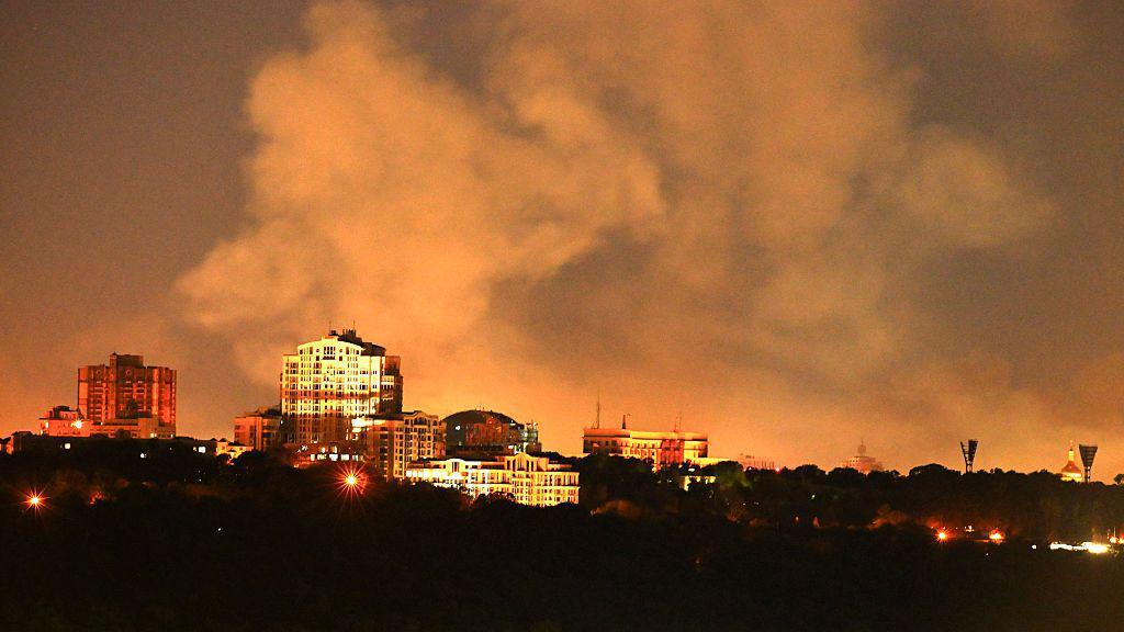 Russia Launches Massive Aerial Assault on Kyiv, Killing at Least Five