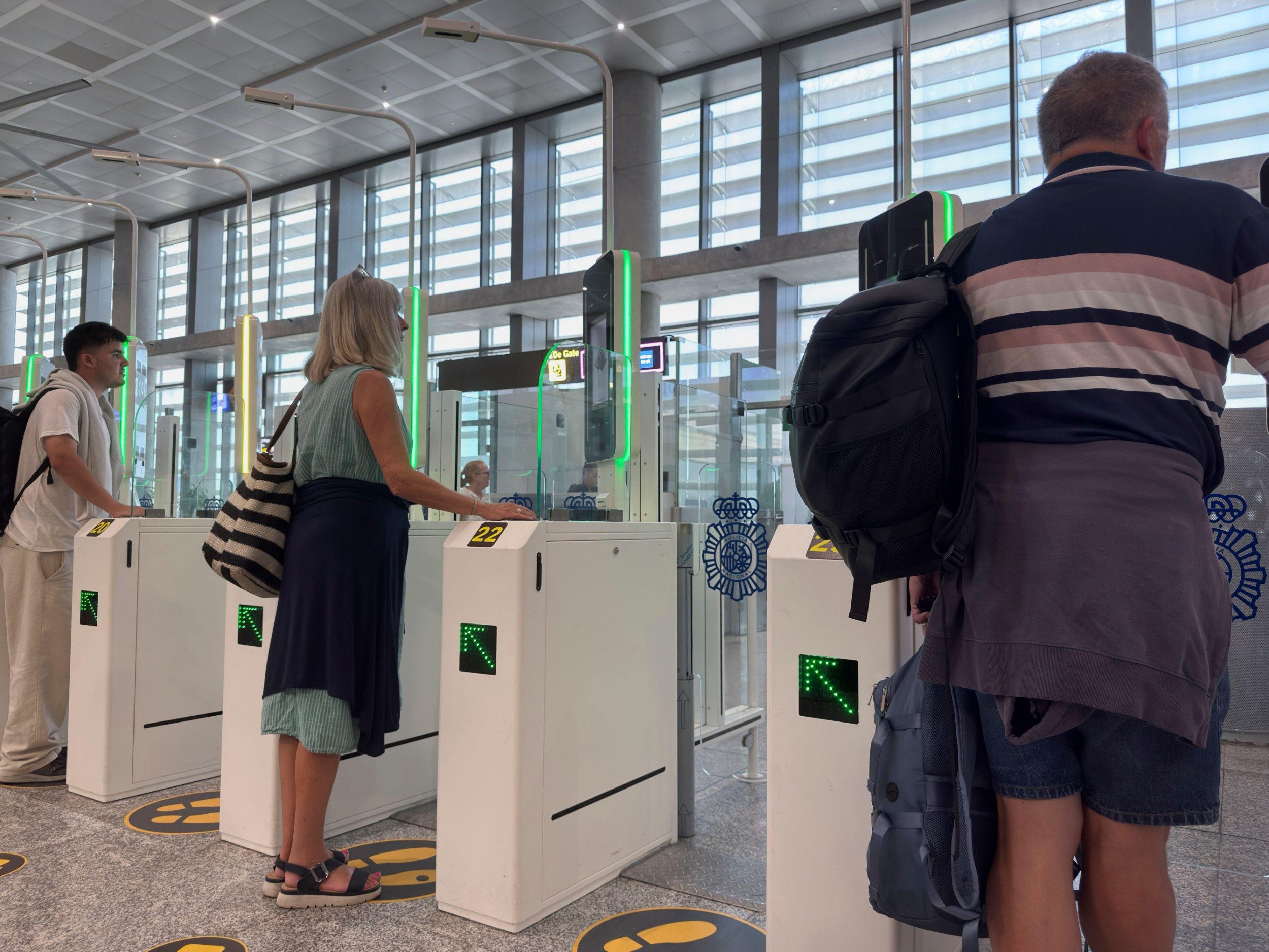 Woman stranded without flight home after electronic border control system mistakes her for twin sister