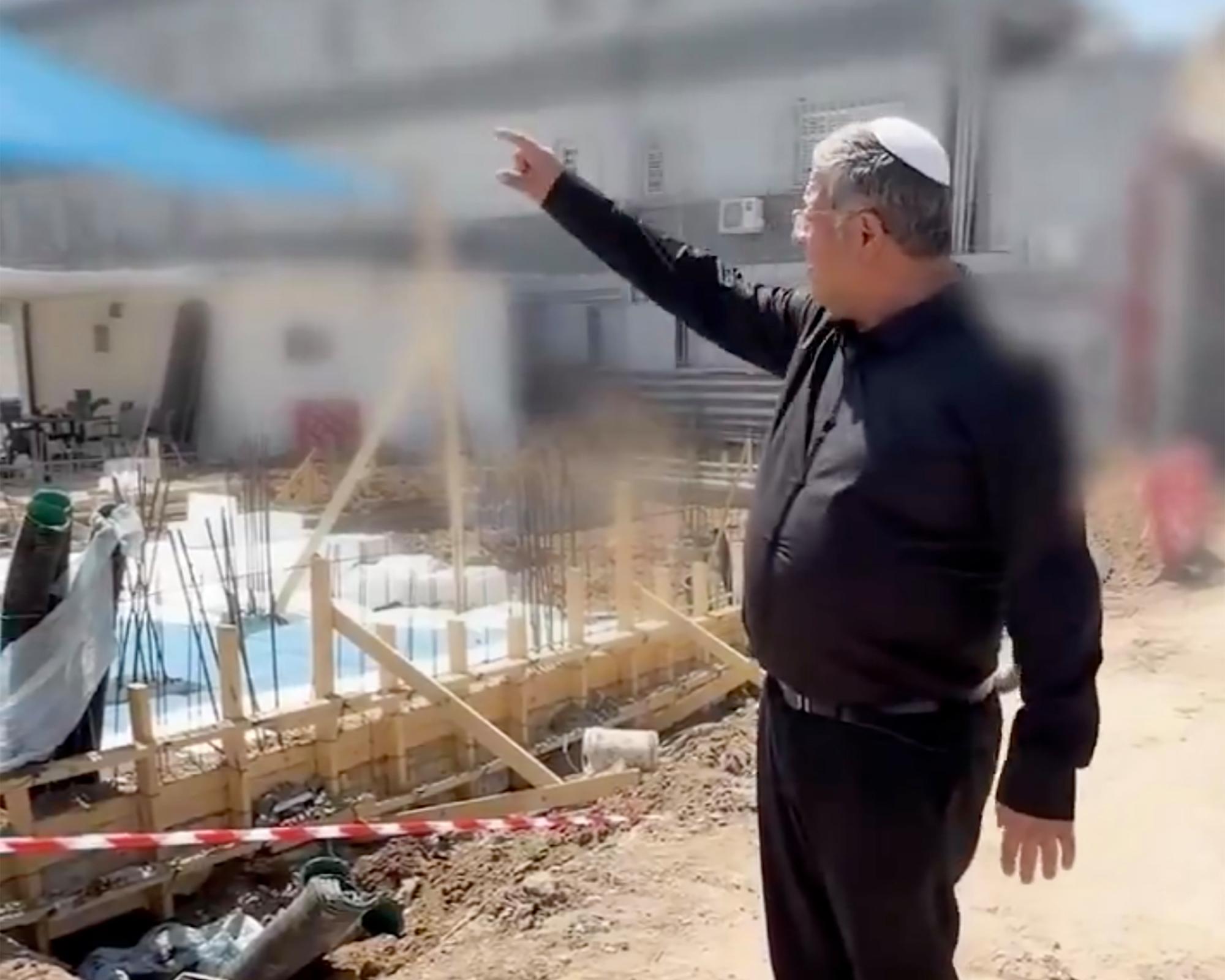 Israel's Ben-Gvir posts video of gallows site for hanging Palestinians